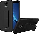 Hot Pepper Serrano 3 - Funda para teléfono con vidrio templado y soporte oculto, funda de TPU a prueba de golpes, color negro