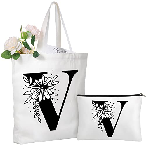 Monogrammiertes Geschenk, personalisierte Initialen-Tragetasche, Make-up-Tasche für Hochzeit, Abschluss, Geburtstag, Weihnachtsgeschenke für Frauen, Mütter, wie abgebildet Cover
