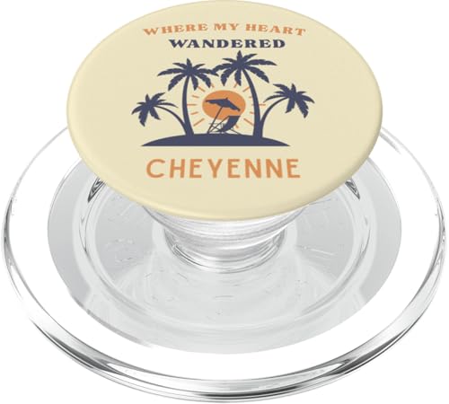 Where My Heart Wandered Cheyenne Wyoming PopSockets PopGrip for MagSafe