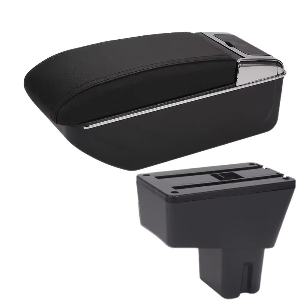 Sxqpocar D2 Black Line No Usb For Citroen C3 C4 2025 Car Armrest Box Center Console Storage Box Replacement Parts