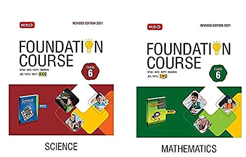 Foundation Course For Class-6 :NEET / JEE / IMO / OLYMPAID / NTSE / KVPY ( Science + Mathematics ) Set Of 2 Books Product Bundle
