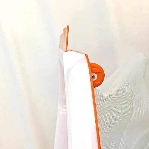 Épuisette de fond Deluxe avec filet en nylon pour piscine