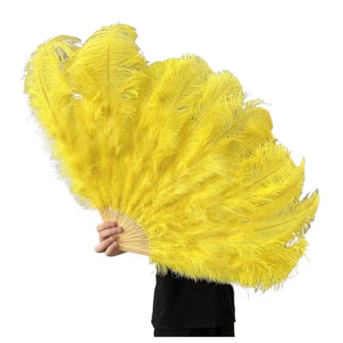 Éventail plumes de spectacle robuste pour sublimer vos danses - 2