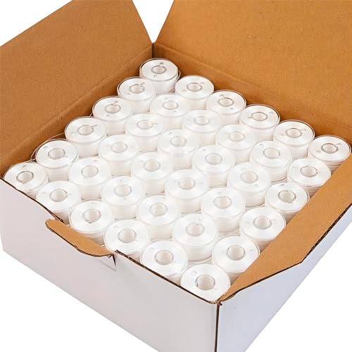 Hilos bobina preenrollada 144pcs blanco 0.8 in, 11.5 mm miniatura 1
