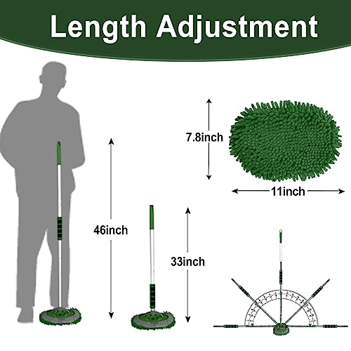 image for Buyplus Car Wash Brush with Long Handle, 46