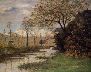 Peinture à l'huile paysage impressionniste Maxime Maufra tableau salon 30 x 36
