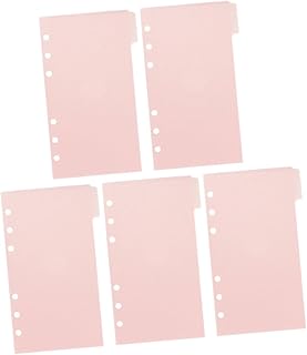 OHPHCALL Pasta De Arquivos 1 Conjunto De De Arquivo De Bolso Blocos De Notas Clipes Fichários Sacos De Dinheiro Sacos De Folhas Soltas Saco De Armazenamento Extra Grosso Saco Fichário