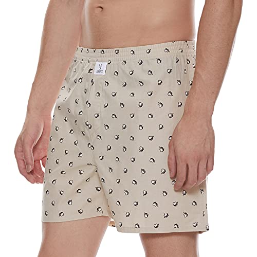 Image of Longies Men's Cotton Printed Regular Boxer Shorts