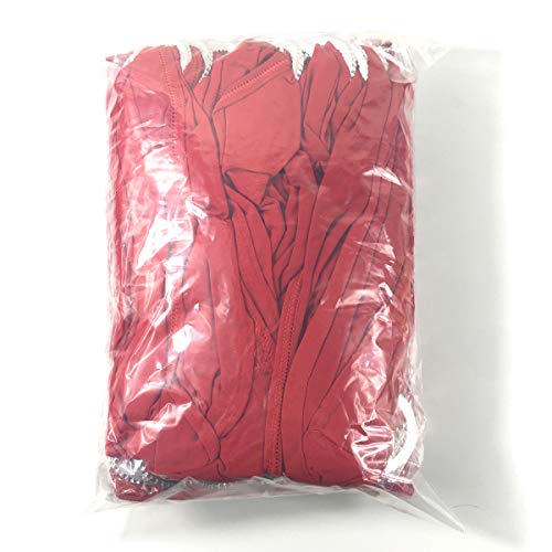 Gold Fortune 50Pcs Spandex Chair Sashes Bows Elastic Chair Bands With Buckle Slider Sashes Bows For Wedding Decorations (Red) #TOP4