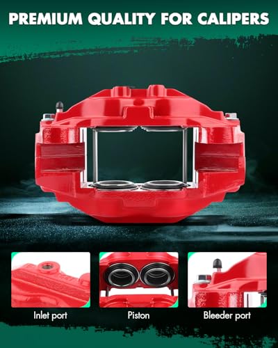 Image of SCITOO Front Left+Right Brake Calipers Without Bracket 19-3274 19-3275 Compatible For Toyota Sequoia 2008-2018 For Toyota Tundra 2007-2018
