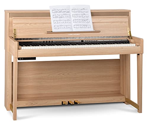 Classic Cantabile UP-1 LA Piano Droit Numérique – 88 Touches pondérées avec clavier à marteaux – Synthetiseur avec USB… - Les Beatles, Paul McCartney, John Lennon, RIngo Starr, George Harrison Classic Cantabile UP-1 LA Piano Droit Numérique - 88 Touches pondérées avec clavier à marteaux - Synthetiseur avec USB… – Image 4