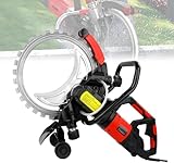 LBJDJYB Ringbetonsäge, Industrielle Betonringsäge, Toroidale Elektrische Betonschneidesägen, Mit 2 Sägeblättern, Betonsäge Elektrische Ringsäge, Betonringsäge Betonschneider, 400mm Schnitttiefe 29cm