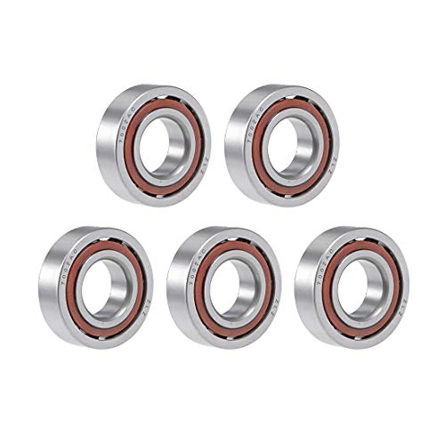 Image of uxcell 7002AC Angular Contact Ball Bearing 15x32x9mm, Single Row, Open, 25 Contact Angle 5pcs