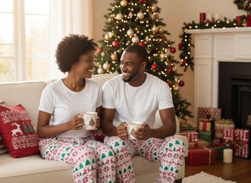 Image of Unisex Adults Holiday Themed Pajama Pants