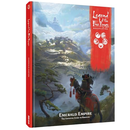 Asmodee Legend of The Five Rings Roleplaying Game Emerald Empire SOURCEBOOK - Explore The Rich Culture and Geography of Rokugan, Ages 14+, 3-5 Players, 2 Hour Playtime