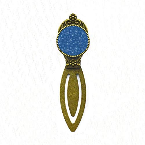 Marque-page traditionnel bleu ciel pour vos moments de lecture et d'étude au bureau