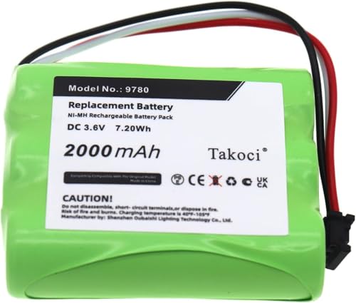 Batería de Repuesto Compatible con Modelo 9780 3.6V 2000mAh miniatura 2