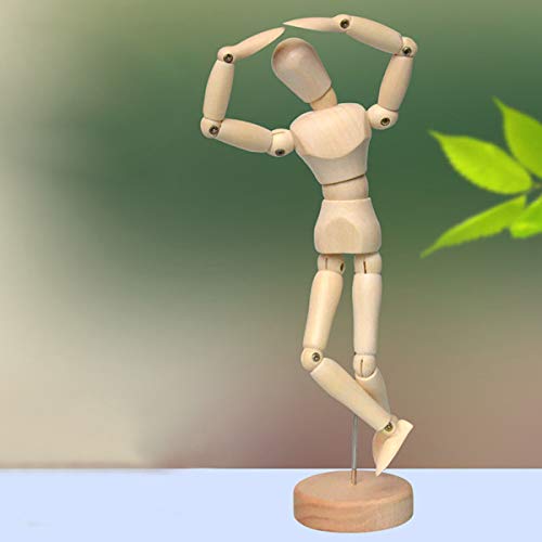Artist Wooden Manikin Mannequin Sketching Lay Figure Drawing Model Aid Human Figure Artist Draw Painting Model Mannequin Jointed Doll #TOP7
