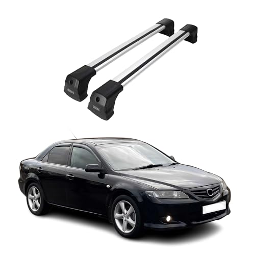 Barres de toit pour Mazda 6 Berline 2002-2008 indispensables pour vos départs en vacances