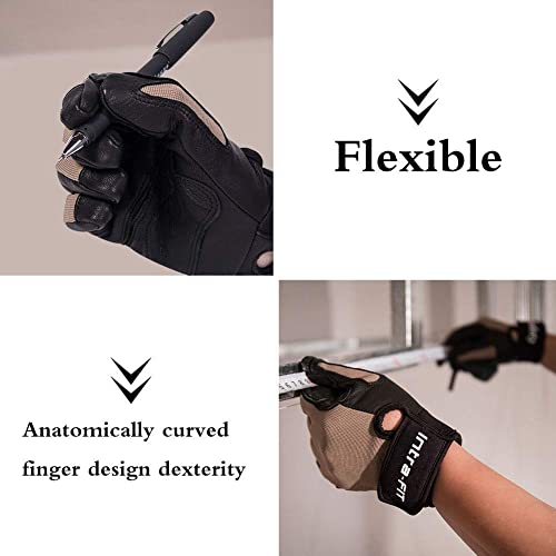 Intra-Fit Climbing Gloves Rope Gloves,Perfect For Rappelling, Rescue, Rock/Tree/Wall/Mountain Climbing, Adventure, Outdoor Sports, Soft, Comfortable,Improved Dexterity, Durable #TOP4