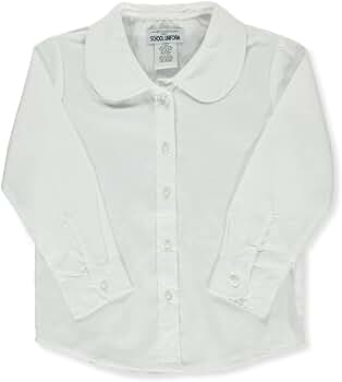 Amazon.com: Long Sleeve Peter Pan Collar Blouses: Clothing