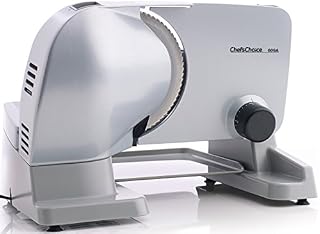 Chef'sChoice 609A000 Electric Meat Slicer with Stainless Steel Blade Features Slice Thickness Control