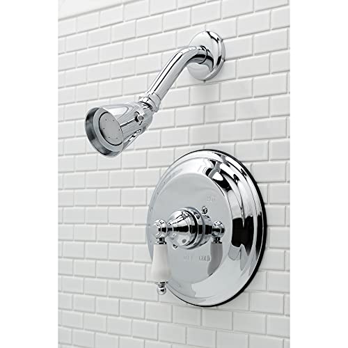 KINGSTON BRASS KB3631PLSO Vintage Tub and Shower Faucet, 7-1/2", Polished Chrome by Kingston Brass - Image 2