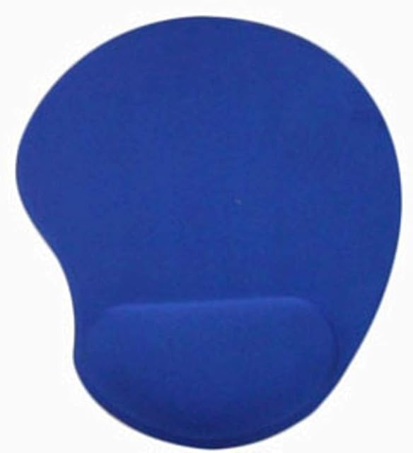EXCALIBUR BLUE ANTI-SLIP MOUSE MAT PAD WITH FOAM WRIST SUPPORT PC & LAPTOP