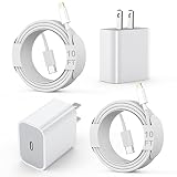 iPhone 14 13 12 Charger [Apple MFI Certified] 2Pack 10 FT Long iPhone Charger Cord USB C to Lightnin