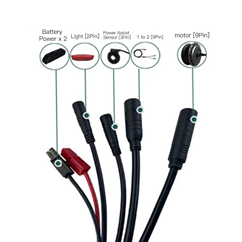 BuyWeek Borstelloze Motorcontrollerkit - 36V/48V/60V - 1000W - 38A - Sinusgolf - Met LCD-display En Duimgas - Voor E-bikes En E-scooters - Warmteafvoer En 3 Modi