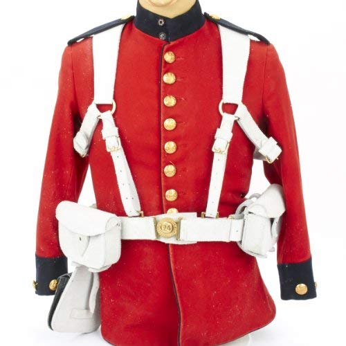 British Victorian Era Pattern 1871 Valise Equipment in Buff White Leather