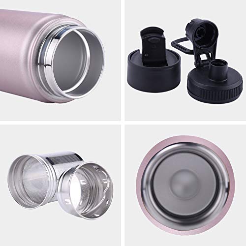 Sivaphe Rosegold Tea Infuser Travel Mug