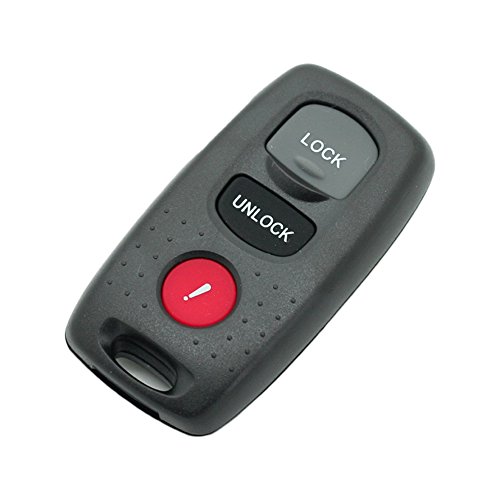 BROVACS Replacement Key Shell Compatible with MAZDA 3 Button Keyless Entry Remote Key Case Fob PG533, Small