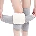 Produktbild Anqeeso Unisex Kaschmir-Wolle Kniebandage für Damen und Herren im Winter, warm, Thermo-Kniewärmer, Ärmel XL grau