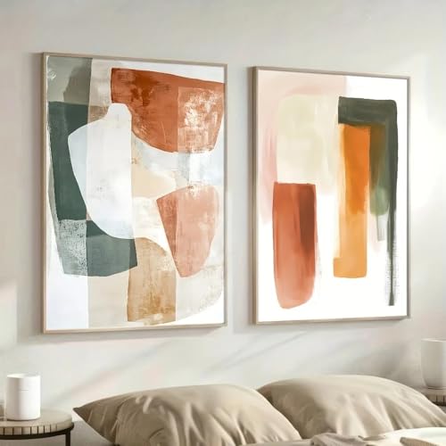 Affiches toile pour habiller un grand mur vide salon moderne