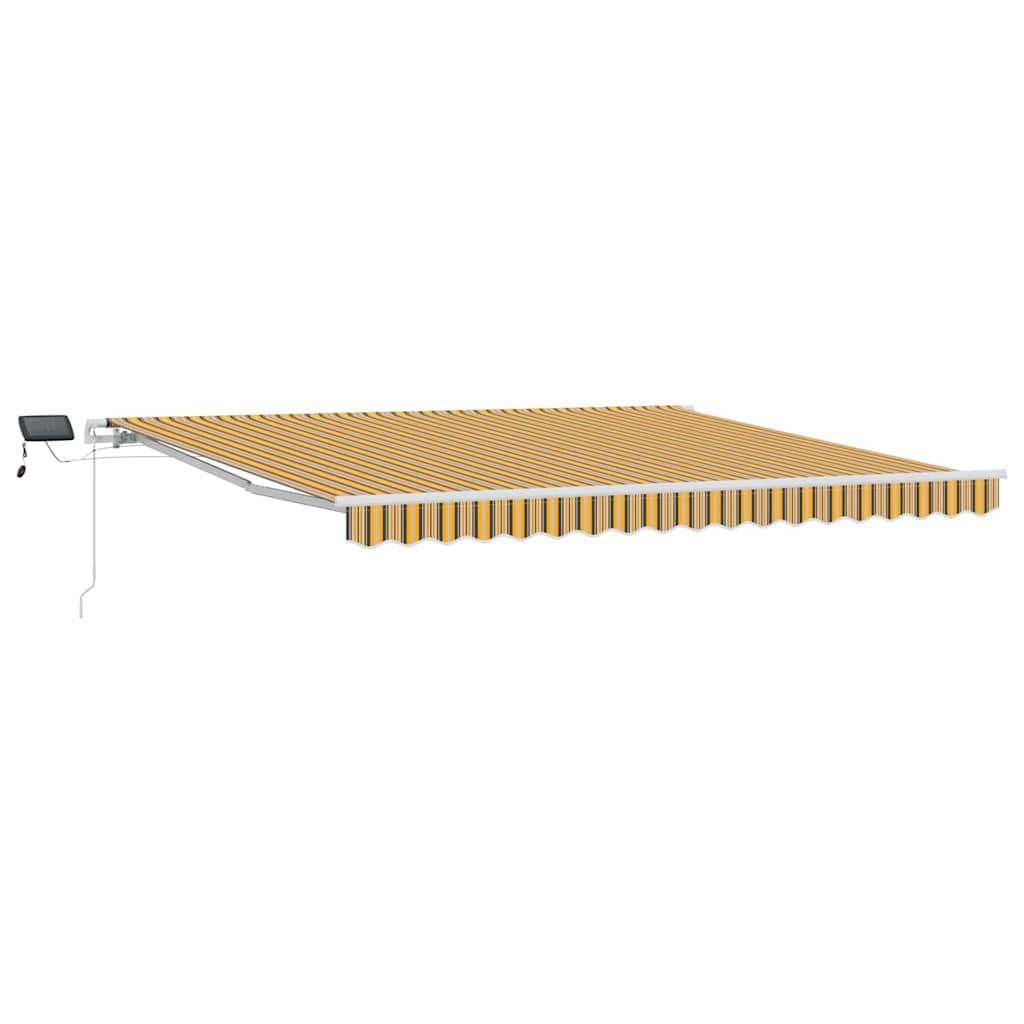 Toldo multicolor 400 x 300 cm de tela y acero retráctil manual diseño moderno robusto balcón protección solar terraza jardín para exterior salón