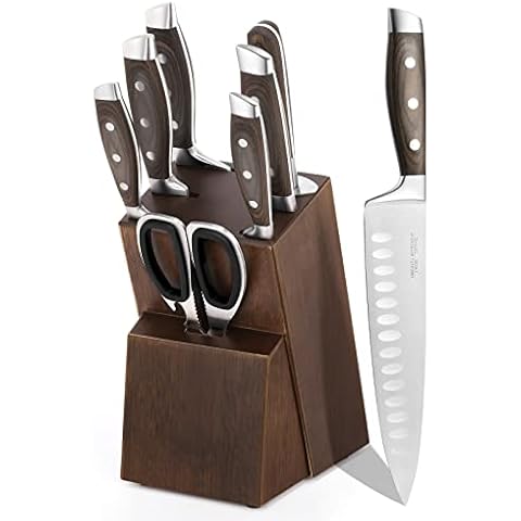 Juego de Cuchillos de Cocina Profesional Enfmay 8 piezas Cover