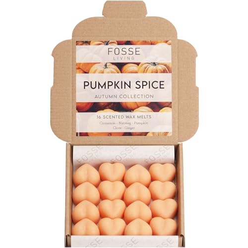 Pumpkin Spice Strong Scented Wax Melts 16 Pack - Autumn Themed Gift Idea – Handmade in The UK