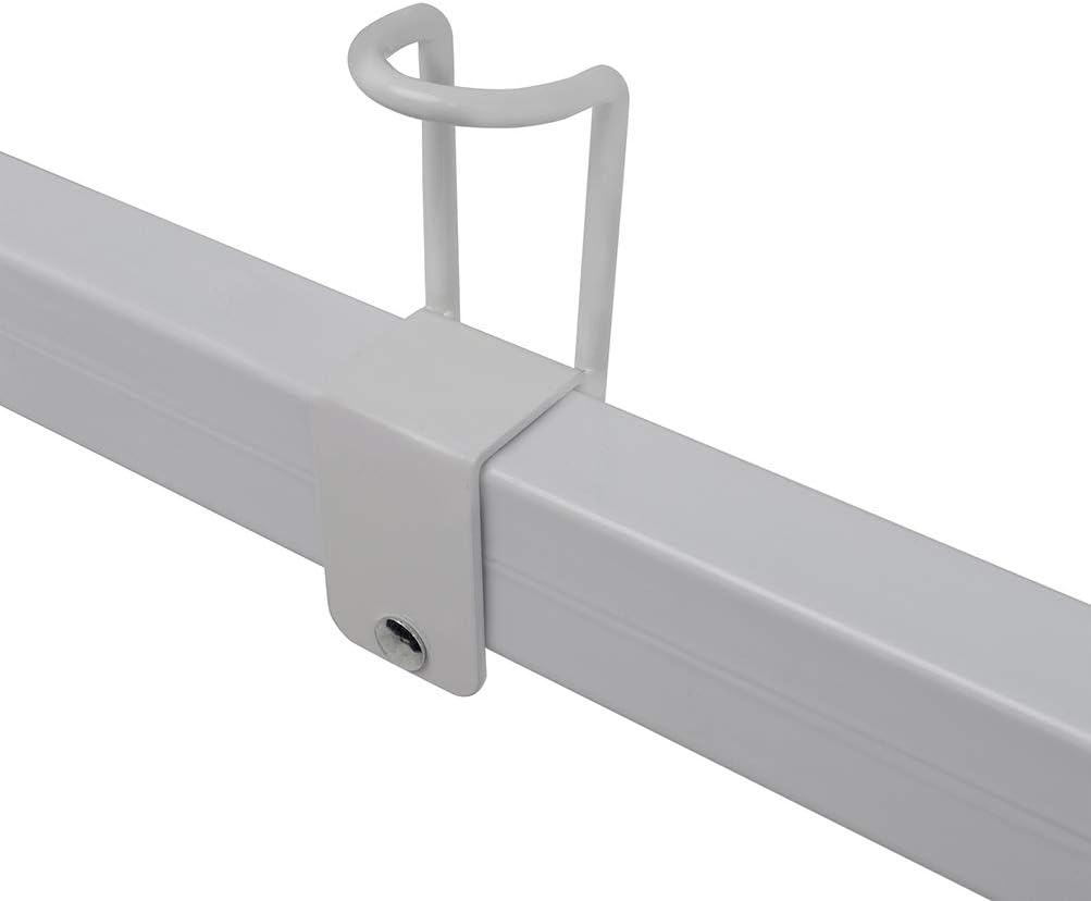 ECCPP Adjustable Van Ladder Rack Hightop 2 Bars Roof Rack fit for 96-18 for Chevy Express with Rain Gutters Heavy-Duty Steel Pickup Truck Ladder Rack 700Lb Universal Lumber Utility
