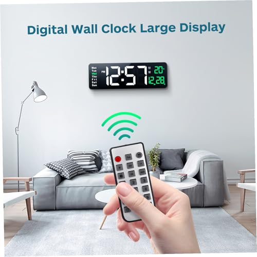 Horloge murale numérique LED pour ne plus jamais manquer l'heure