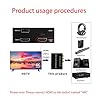 HDMI ARC Audio Extractor Converter,192KHz ARC Audio Extractor DAC Converter, Digital to Analog Audio Converter, Optical HDMI ARC to Optical/Coaxial Stereo L/R 3.5mm Jack for TV (ARC Input)