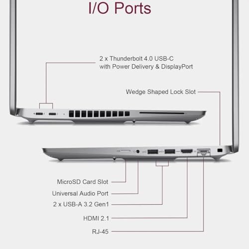 Image of Dell Latitude 5540 15.6 inch 1920x1080 FHD Touch Laptop Intel Core i7-1355U (14-Core) 32GB RAM 1TB NVMe SSD WiFi AX Webcam 2X Thunderbolt 4, Win 11 Pro w /Copilot, Gray (Renewed)
