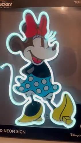 【廃盤品レア】ディズニー　ミニー　LED ライト　BIG 電飾　ネオンサイン Amazon.co.jp: Yellowpop ネオンサイン 壁装飾 ディズニー