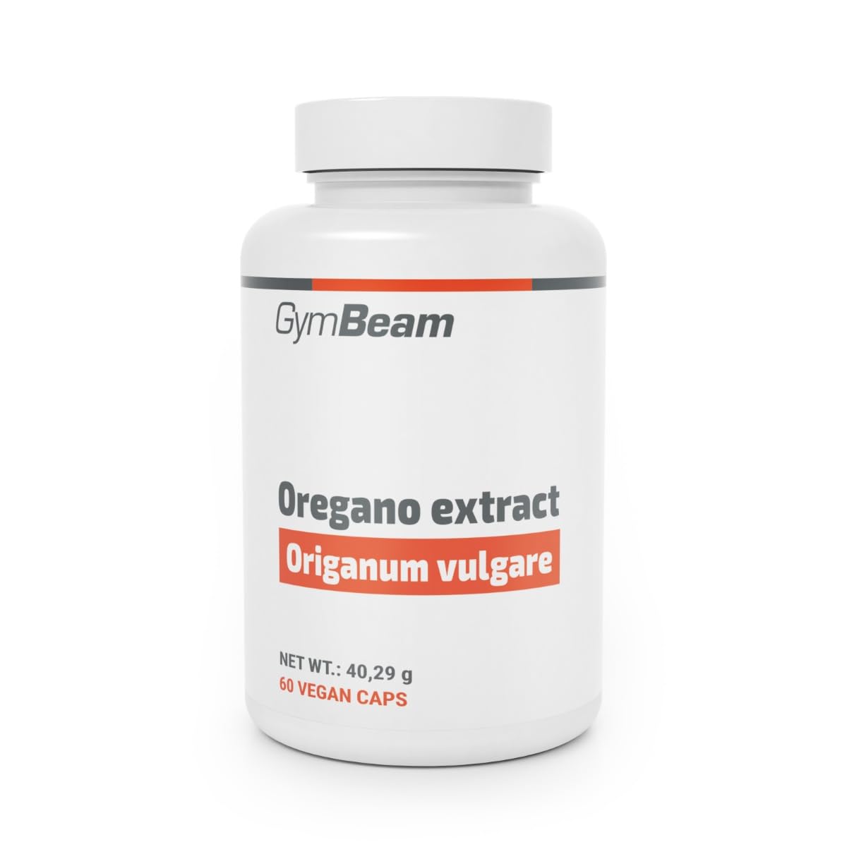 GymBeam Estratto di Origano - Supporto al Sistema Respiratorio - 600 mg per Porzione - Integratore Vegano Senza Glutine e Lattosio - Supporto per Digestione, Fegato e Cistifellea - 60 cps