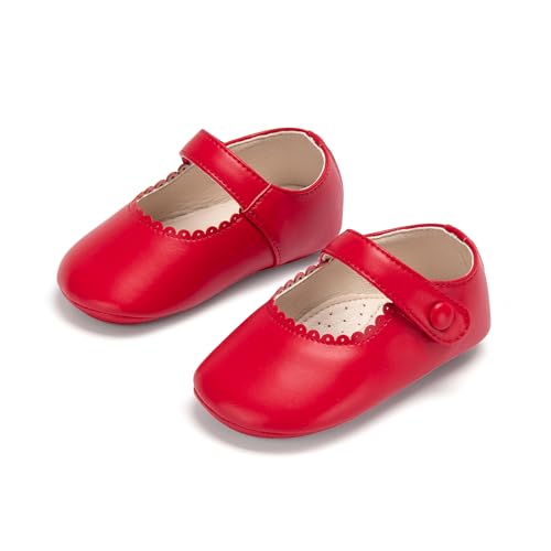 Image of PHIRAMIN Toddler Girl Mary Jane Dress Shoes-Little Girl School Uniform Shoes for Wedding Party