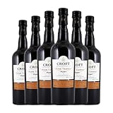 Croft Port Fine Tawny Porto 75 cl Vino generoso (Caja de 6 Botellas de 75 cl)