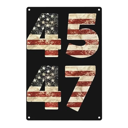 Trump-2024-Trump-45-47-Vintage-Garden-Metal-Tin-Sign-For-Home-Living-Room-Bedroom-Kitchen-Bar-Coffee-Shop-Garage-12x8-Inches