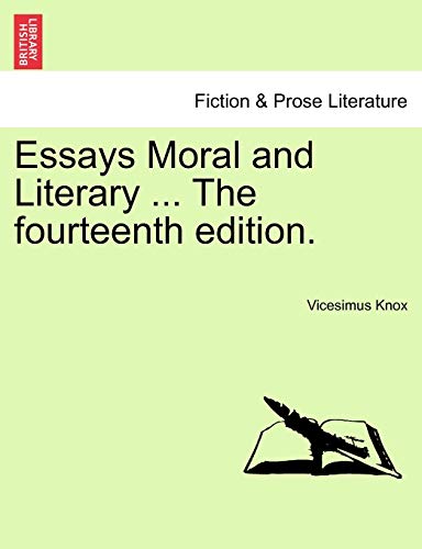Essays Moral and Literary ... the Fourteenth Edition.