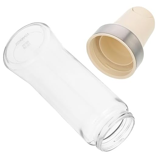 Kichvoe Botella De Aceite De Apertura y Cierre Automático Botella De Vinagre De Auto Botella Dispensadora De Aceite De Oliva Contenedor De Aceite Vidrio Alta Capacidad Blanco Gel De Sílice