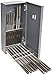 Alvord Polk 127-S-30 High-Speed Steel Chucking Reamer Set, Straight Flute, Uncoated Finish, 25-Piece, 1 mm - 13 mm Sizes in .5 mm Increments